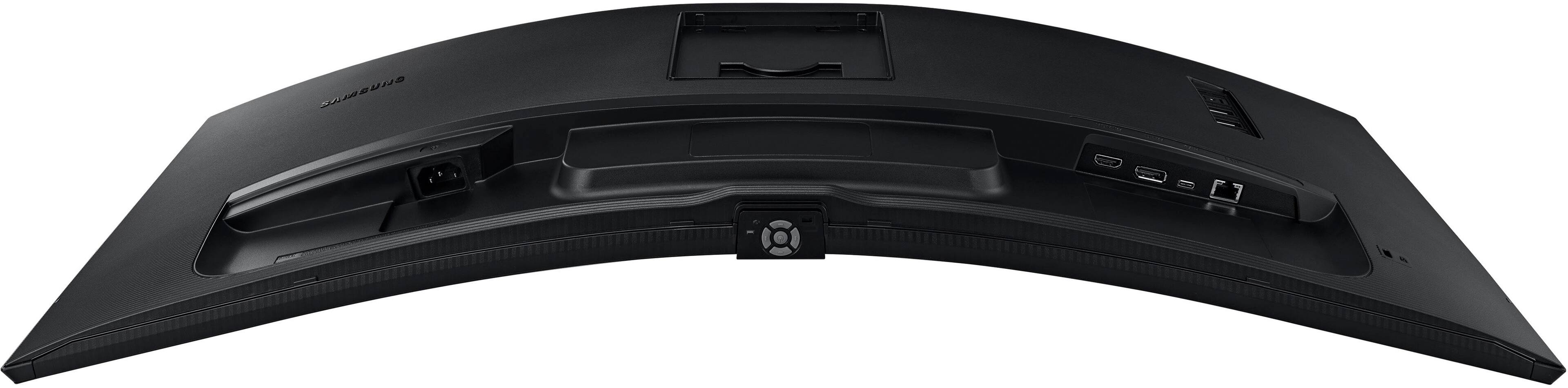 Alt View 36. Samsung - ViewFinity S6 34" Ultra Wide 1000R Curved QHD FreeSync Monitor with HDR10 (DisplayPort, HDMI, USB, USB-C) - Black.