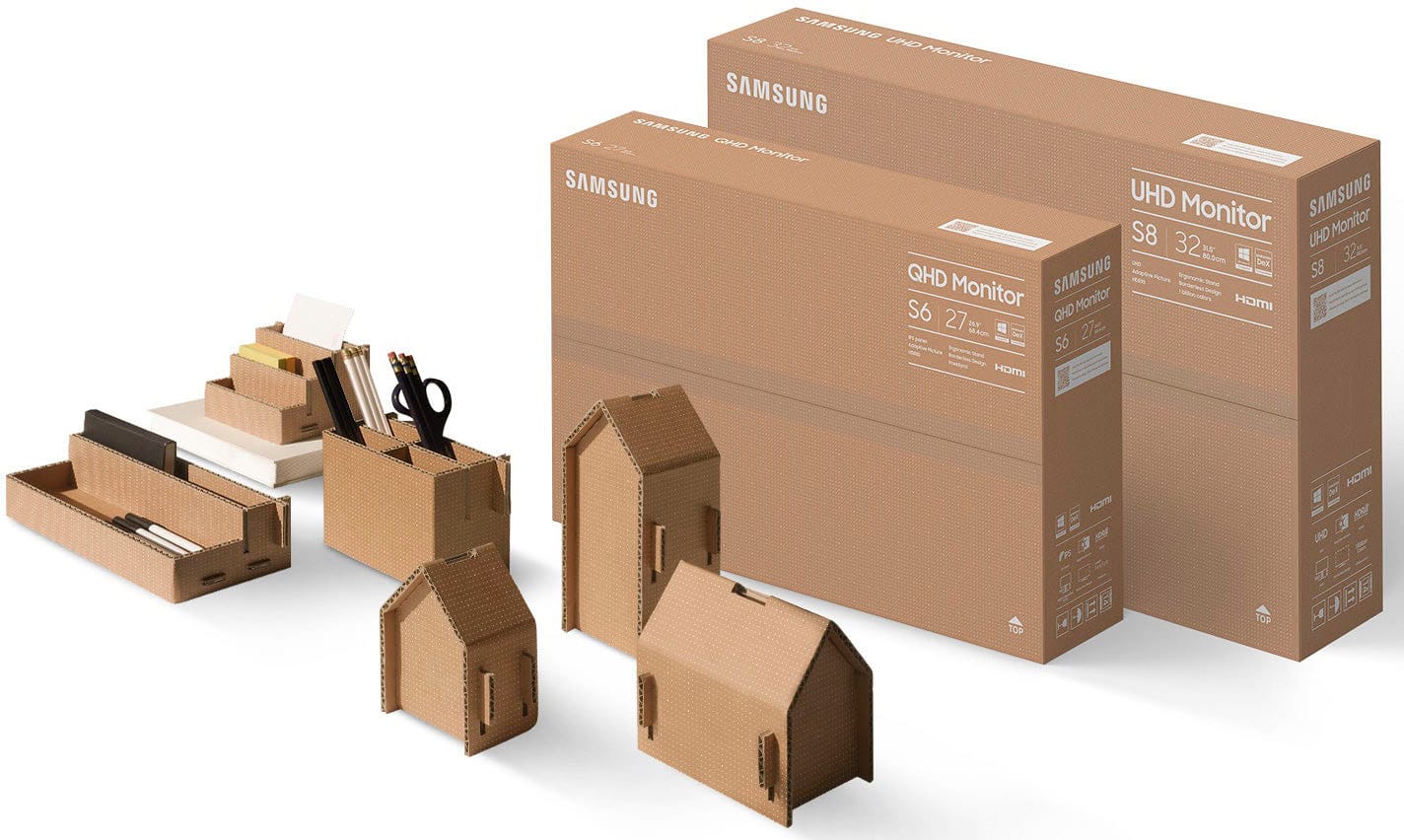 Alt View 37. Samsung - ViewFinity S6 34" Ultra Wide 1000R Curved QHD FreeSync Monitor with HDR10 (DisplayPort, HDMI, USB, USB-C) - Black.