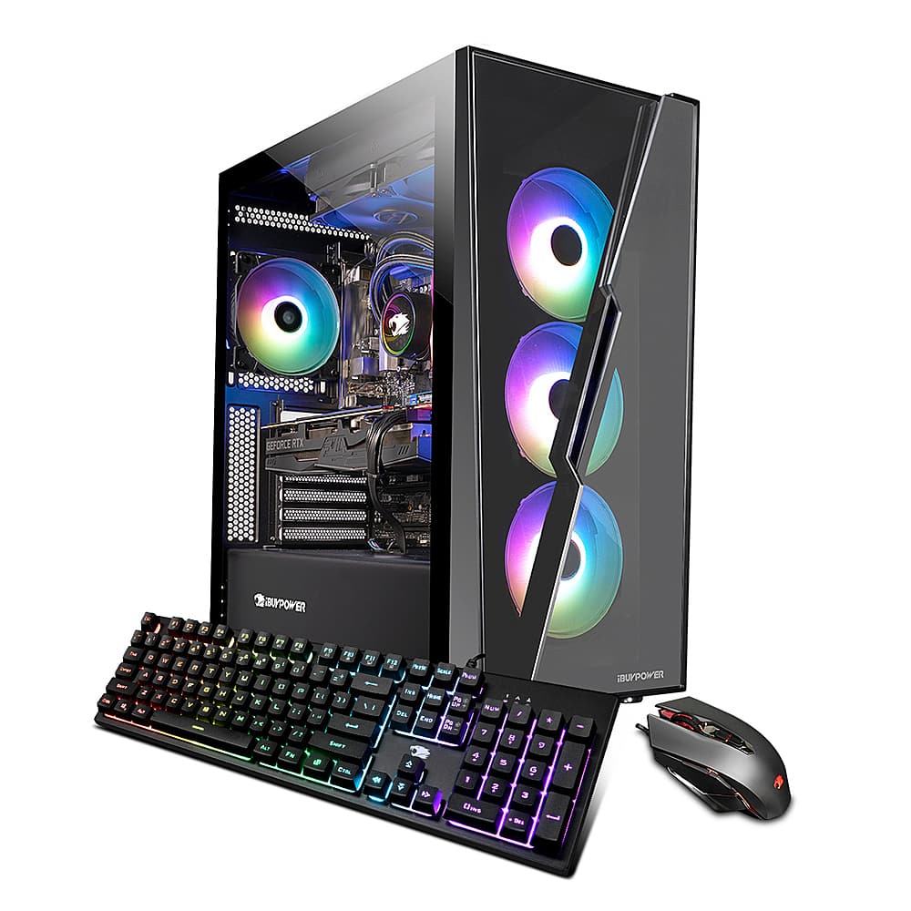 Front. iBUYPOWER - SlateHako Gaming Desktop - Intel i9-13900KF - 32GB DDR5 5200 Memory - NVIDIA RTX 3080 10GB - 1TB SSD.