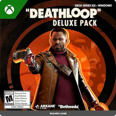 Front. Bethesda - DEATHLOOP Deluxe Pack. - M (Mature 17+)