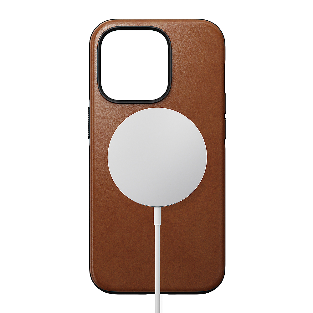 Nomad Leather Case with MagSafe for iPhone 14 - English Tan
