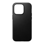 Front Zoom. Nomad - Leather Case for Apple iPhone 14 Pro - Black.