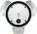 Left. Blink - Outdoor Wired 1080p Security Camera with Floodlight - White.