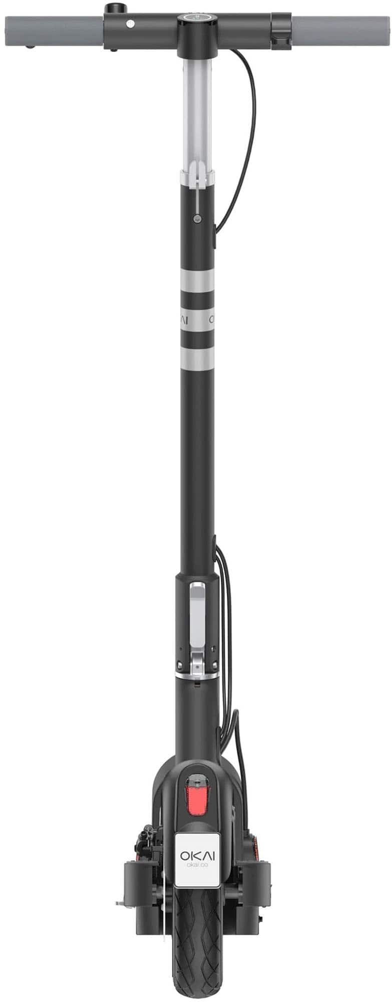 Alt View 13. OKAI - NEON Pro Foldable Electric Scooter w/ 50 Miles Max Operating Range & 20 mph Max Speed - Black.