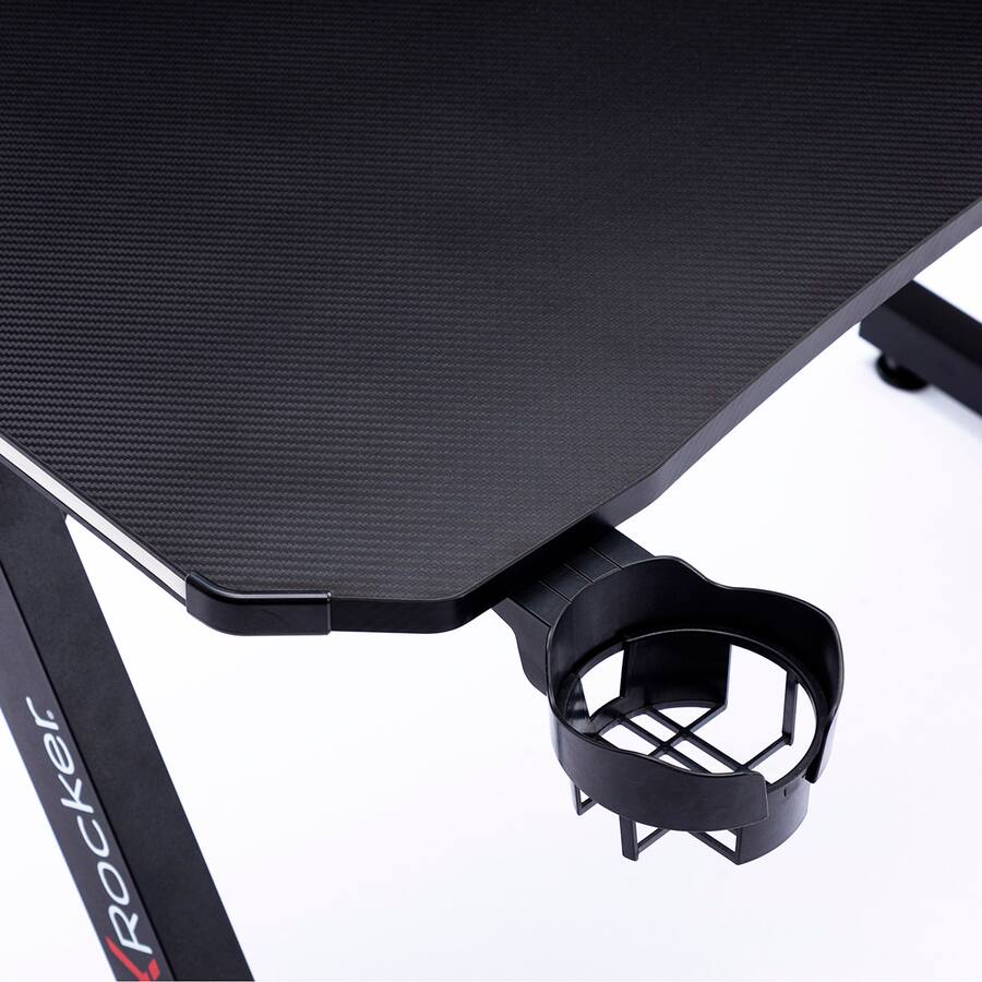 X Rocker Cobra Gaming Desk with RGB Lighting Black 725601 - Best Buy
