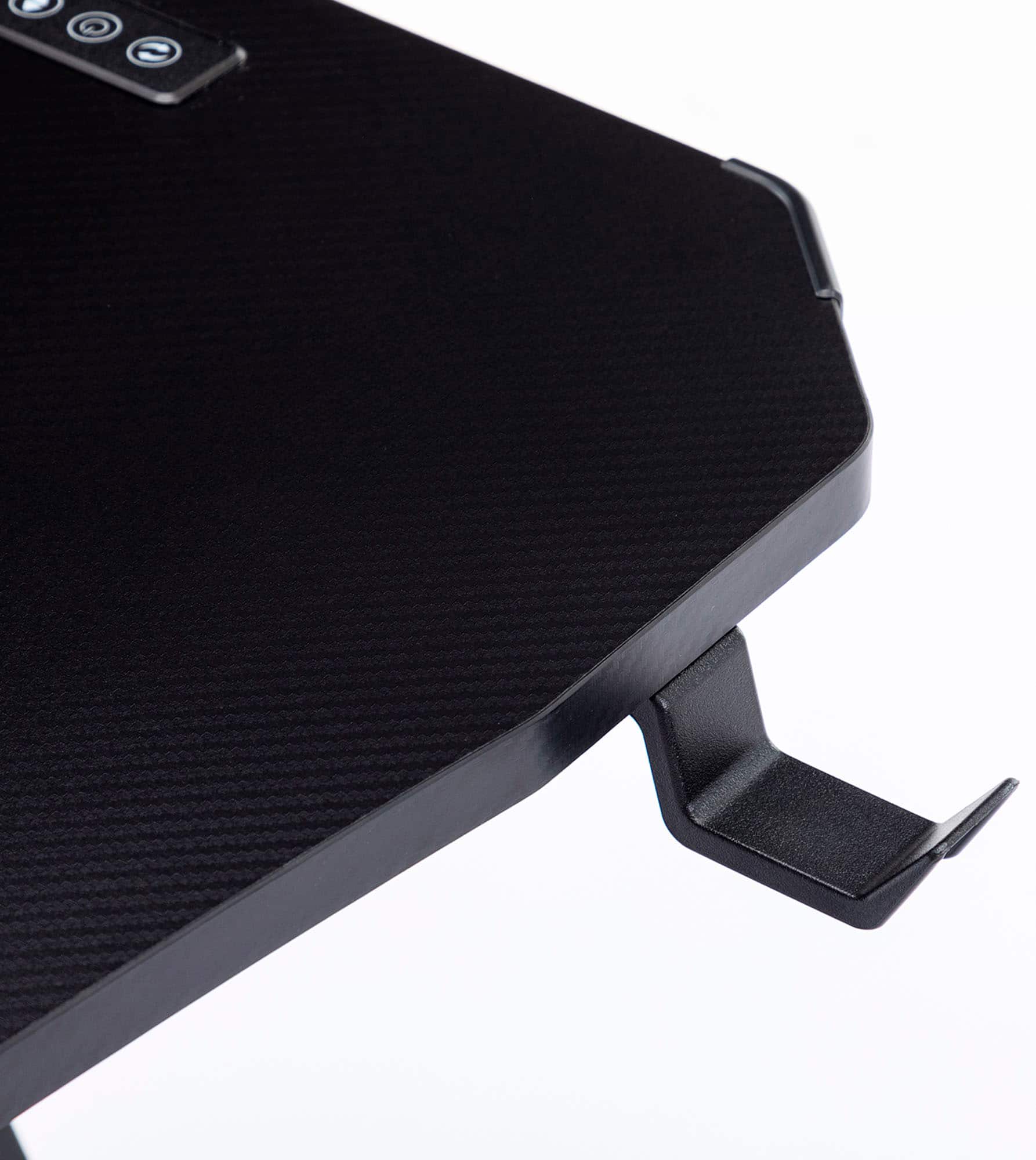 Alt View 20. X Rocker - Cobra Gaming Desk with RGB Lighting - Black.