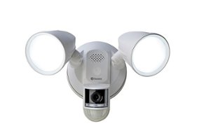 Swann - Outdoor Floodlight 4K Security Surveillance Camera with FREE Local Storage - Front_Zoom