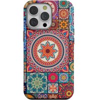 ArtsCase - StrongFit Designers Case for Apple iPhone 14 Pro - Orange Different types of mandalas - Front_Zoom