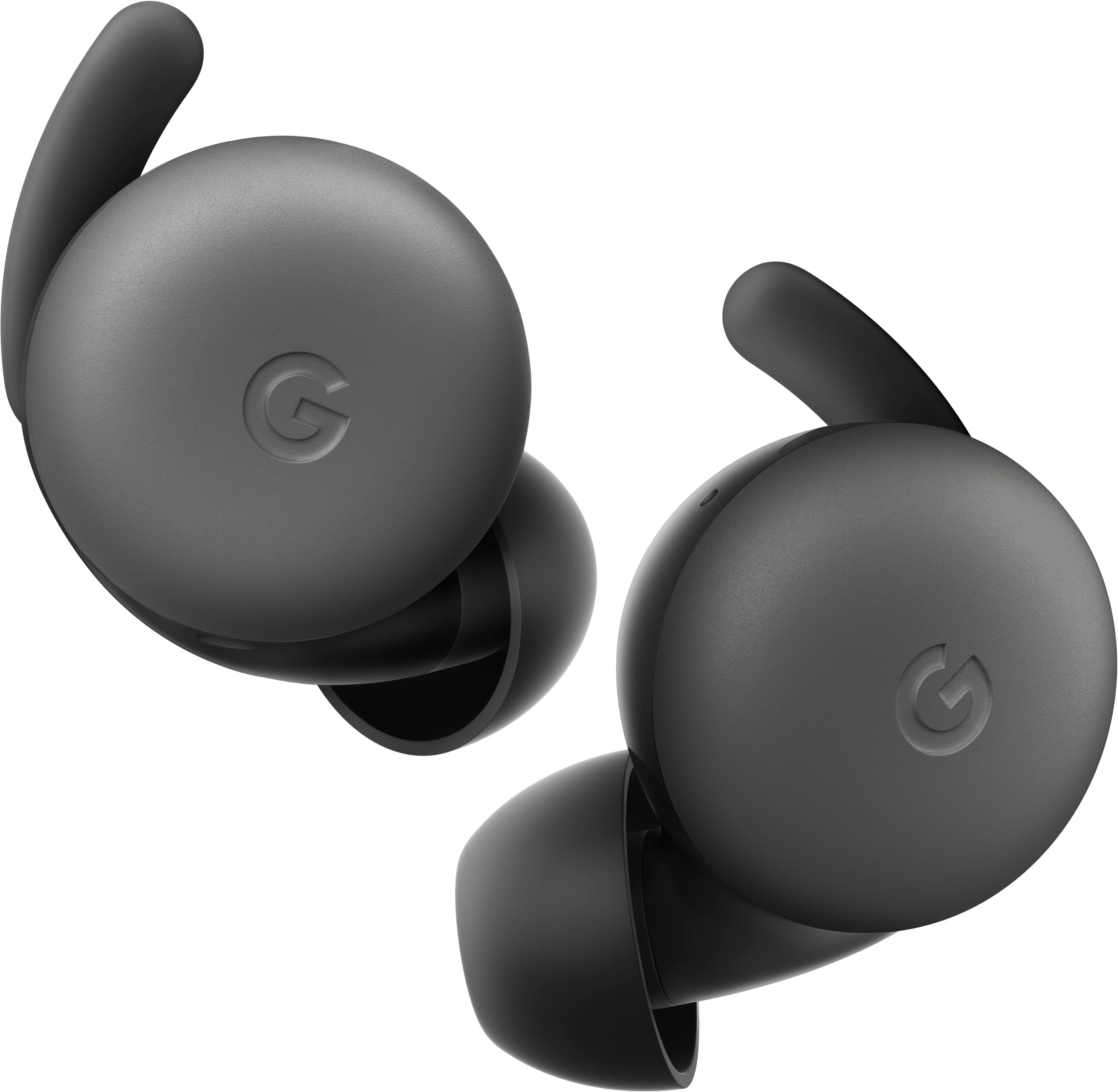 Angle. Google - Pixel Buds A-Series True Wireless In-Ear Headphones - Charcoal.