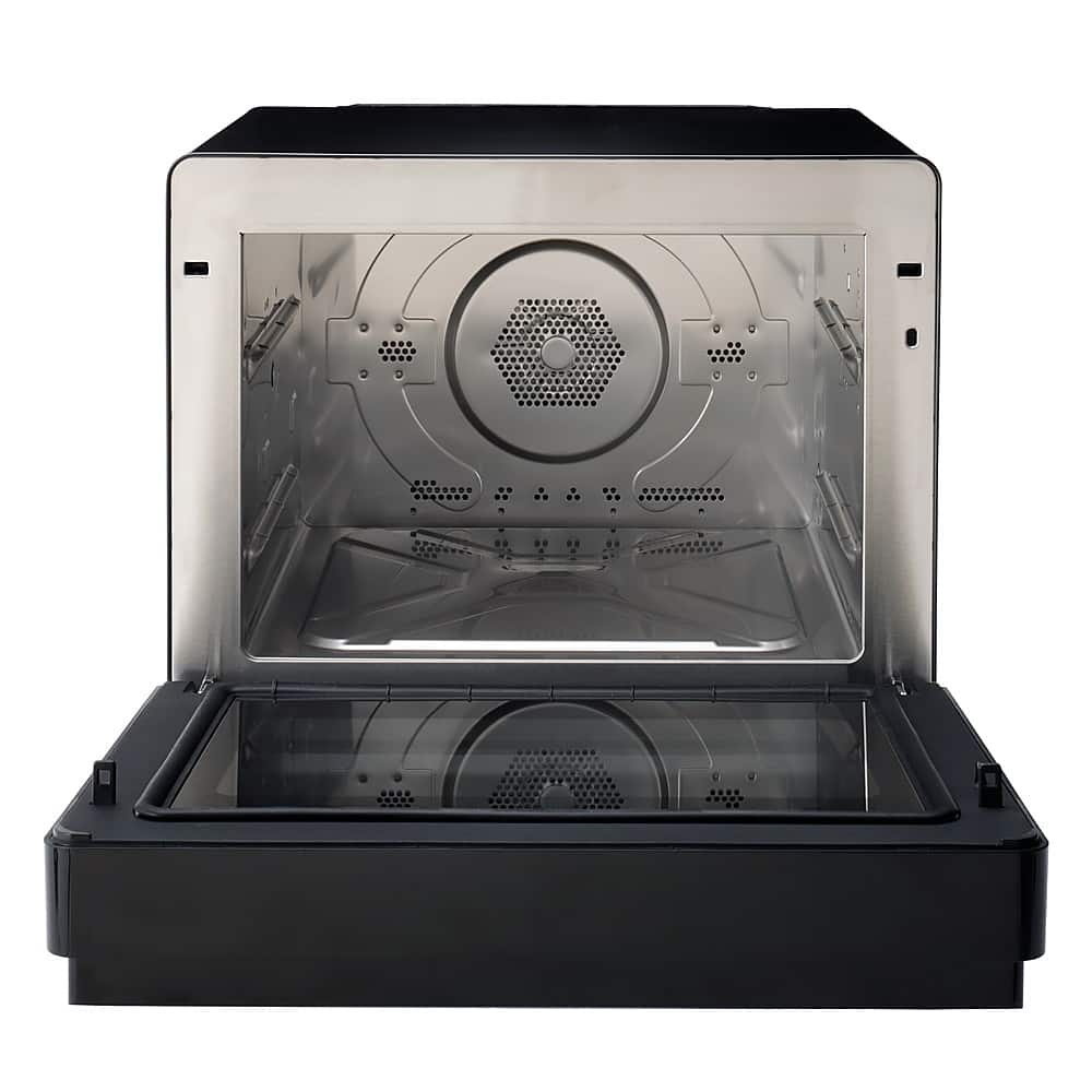 Alt View 11. Panasonic - HomeCHEF .7 Cu. Ft. 7-in-1 Compact Oven with Steam and Convection - Black.