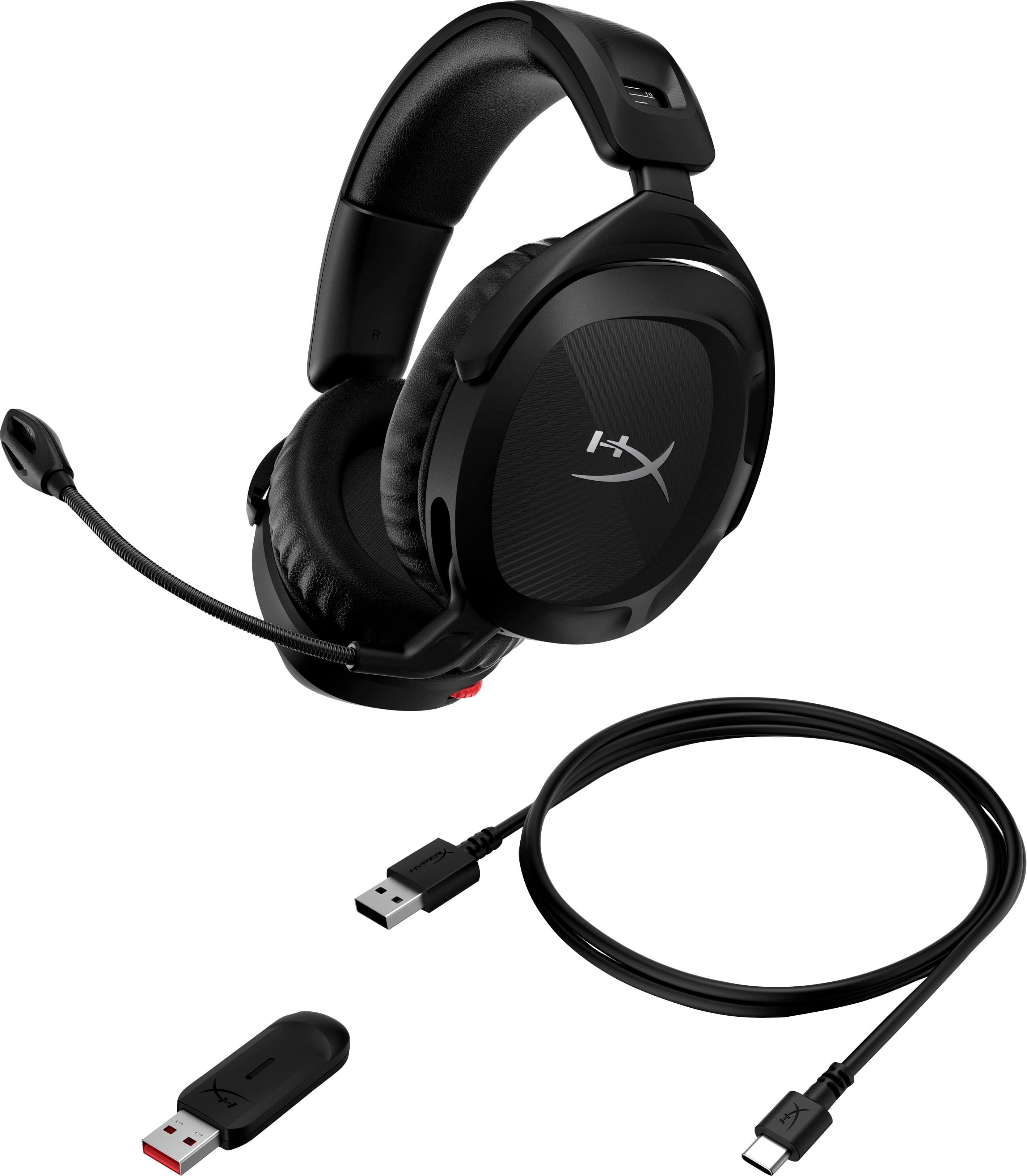 Alt View 16. HyperX - Cloud Stinger 2 Wireless Gaming Headset for PC - Black.
