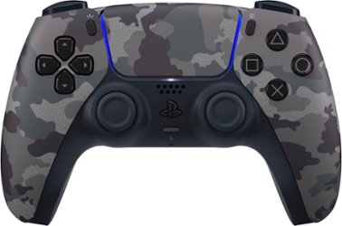 Sony - PlayStation 5 - DualSense Wireless Controller - Gray Camouflage - Front_Zoom