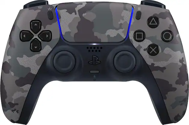Sony Interactive Entertainment - DualSense Wireless Controller for PS5, PC, Mac & Mobile - Gray Camouflage