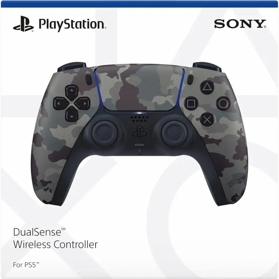 Alt View 12. Sony - PlayStation 5 - DualSense Wireless Controller - Gray Camouflage.