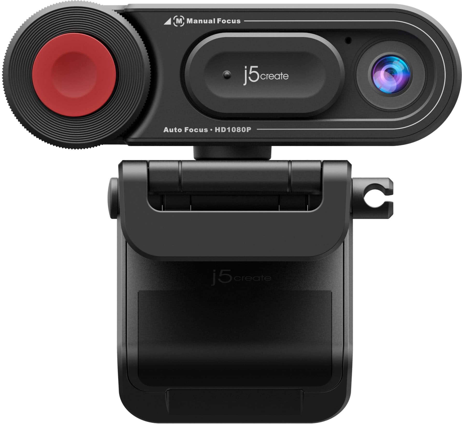 j5create - USB HD Webcam with Auto & Manual Focus Switch - Black