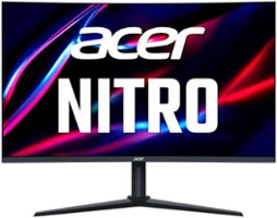 Acer - Nitro XZ320Q Pbiiphx 31.5” LED Curved FHD FreeSync Monitor(HDMI, DisplayPort) - Front_Zoom