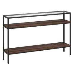 Camden&Wells - Felicia Console Table - Blackened Bronze/Walnut - Angle_Zoom