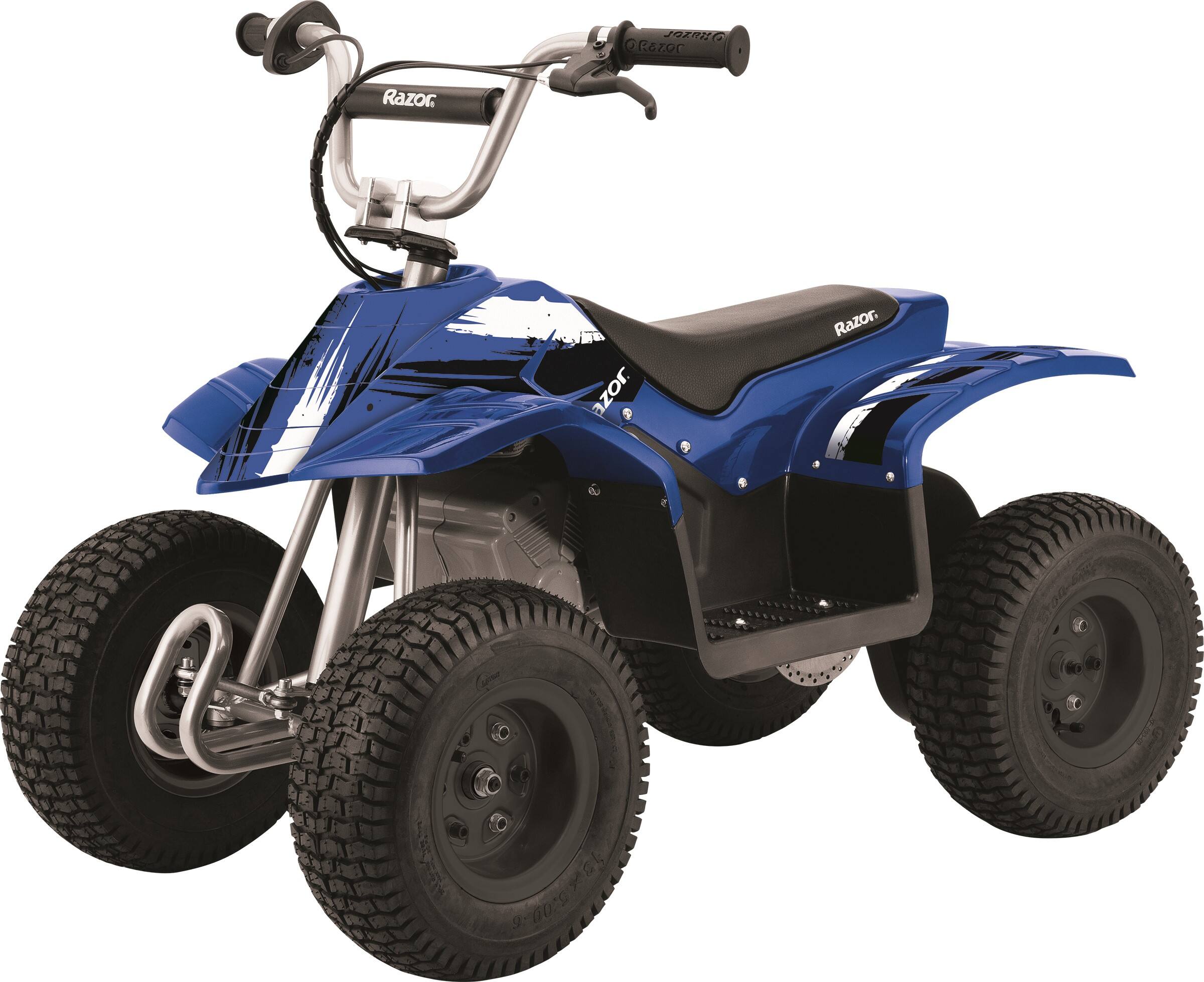 Razor - Kids Electric Off Road Mini Dirt Quad Bike 4 Wheeler ATV 24 Volt, Blue