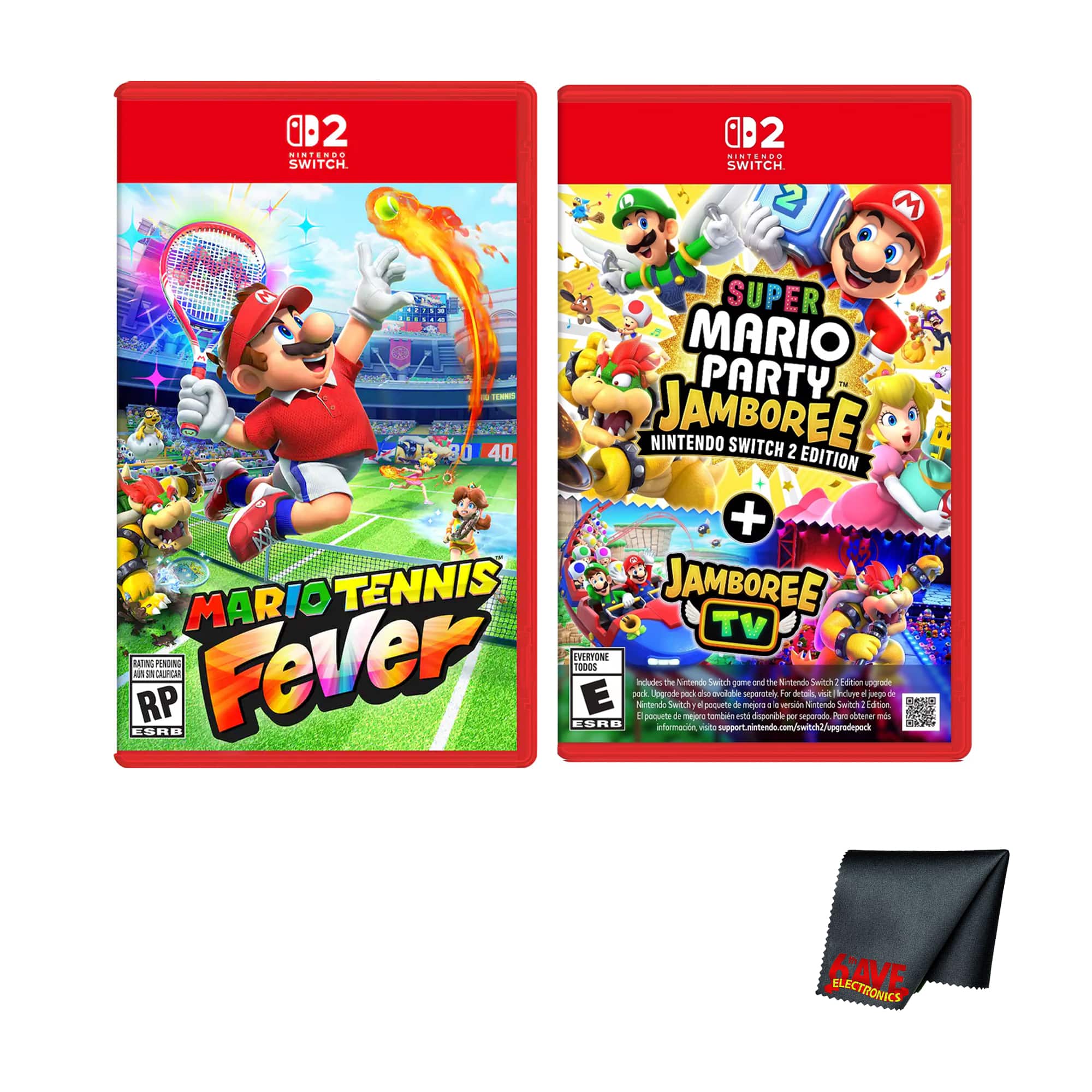 Mario Tennis Fever + Super Mario Party Jamboree + TV -  Switch 2 Edition - Nintendo Switch 2