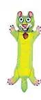 Front. Fat Cat - Fat Cat Multicolored Canvas Incredible Strapping Flip Flop Yankers Dog Tug Toy Medium 1 pk - Multicolored.