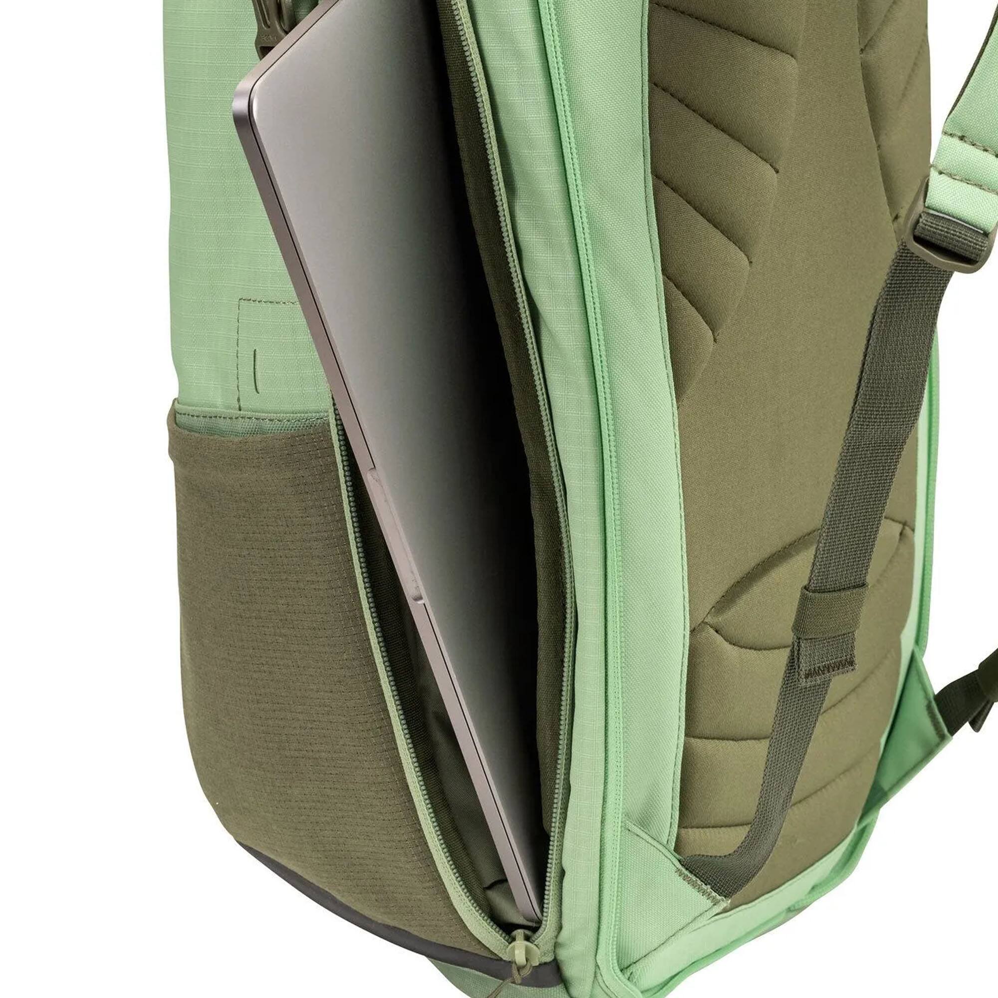 Alt View 6. VAUDE - Vaude CityGo Bike II 23 Backpack and Pannier - Aloe Vera - Aloe Vera.