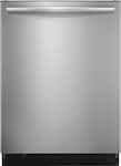 Frigidaire - Gallery 24" Top Control Stainless Steel Tub Built-In Dishwasher with CleanBoost Technology, 45 dBA - Stainless Steel