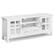 Front. Simpli Home - Kitchener SOLID WOOD 60 inch Wide Contemporary TV Media Stand in White For TVs up to 65 inches - White.