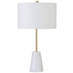 Camden&Wells - Killian Marble Table Lamp - Brushed Brass/Marble - Front_Zoom