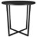 Angle Zoom. Camden&Wells - Pivetta Round Side Table - Blackened Bronze/Black Grain.