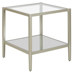 Camden&Wells - Hera Square Side Table - Satin Nickel - Angle_Zoom