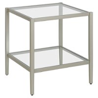 Camden&Wells - Hera Square Side Table - Satin Nickel - Angle_Zoom