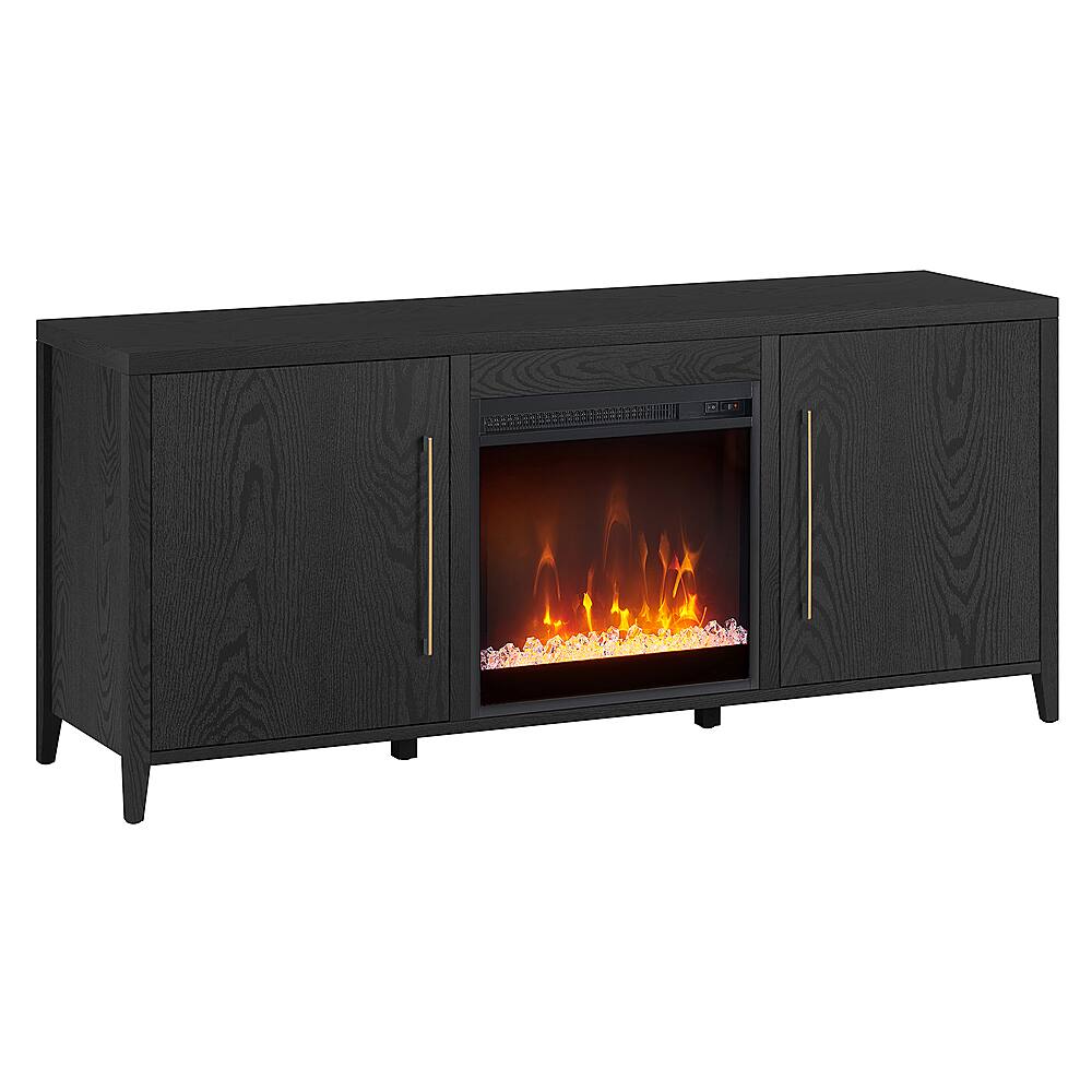 Best Buy Camden&Wells Jasper Crystal Fireplace TV Stand for Most TVs