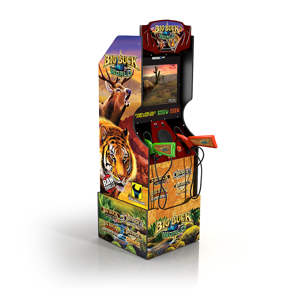 Arcade1Up Big Buck Hunter Pro Deluxe Arcade Machine Blue BBH-A-304025 -  Best Buy