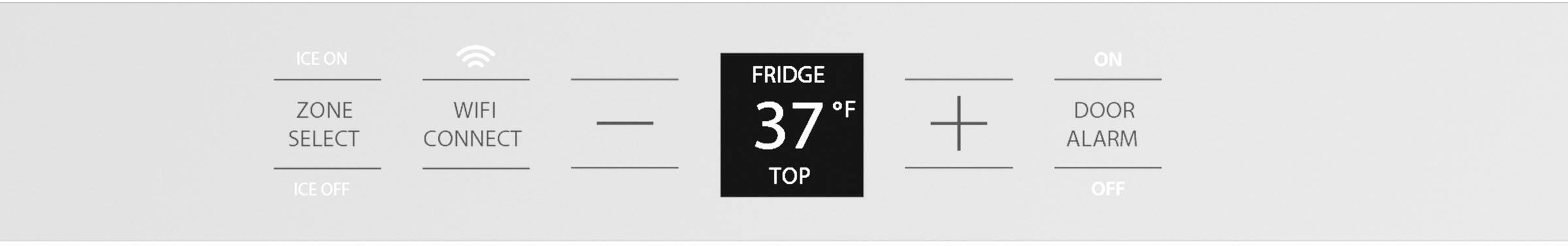 Alt View 11. Monogram - 20.2 Cu. Ft. Bottom-Freezer Counter-Depth Refrigerator - Custom Panel Ready - Stainless Steel.