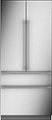 Front Zoom. Monogram - 20.1 Cu. Ft. French Door Counter-Depth Refrigerator with Water Dispenser - Custom Panel Ready - Stainless Steel.