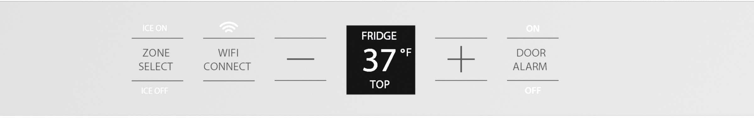 Alt View 11. Monogram - 20.1 Cu. Ft. French Door Counter-Depth Refrigerator with Water Dispenser - Custom Panel Ready - Stainless Steel.