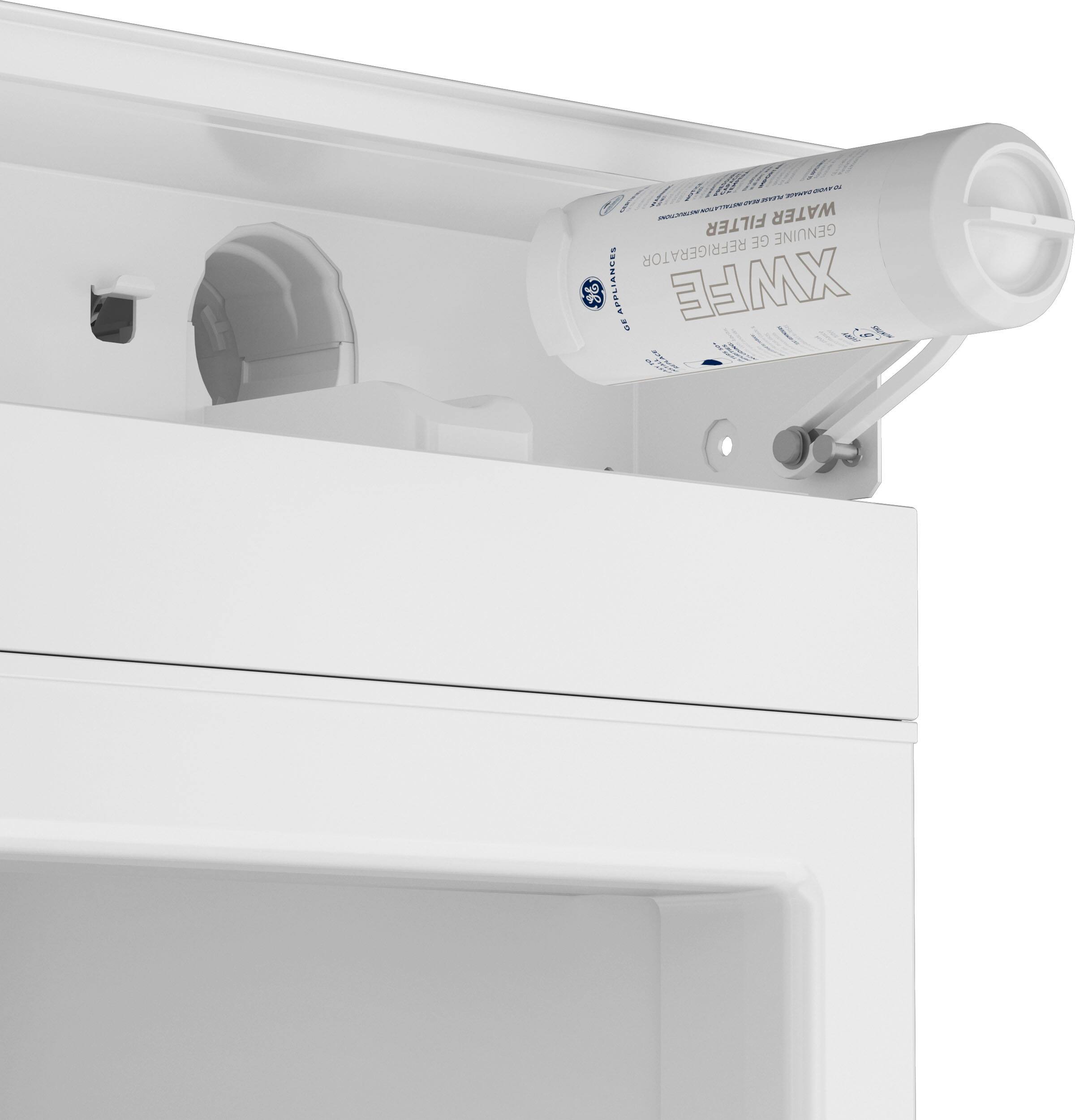 Alt View 12. Monogram - 20.2 Cu. Ft. Bottom-Freezer Counter-Depth Refrigerator - Custom Panel Ready - Stainless Steel.