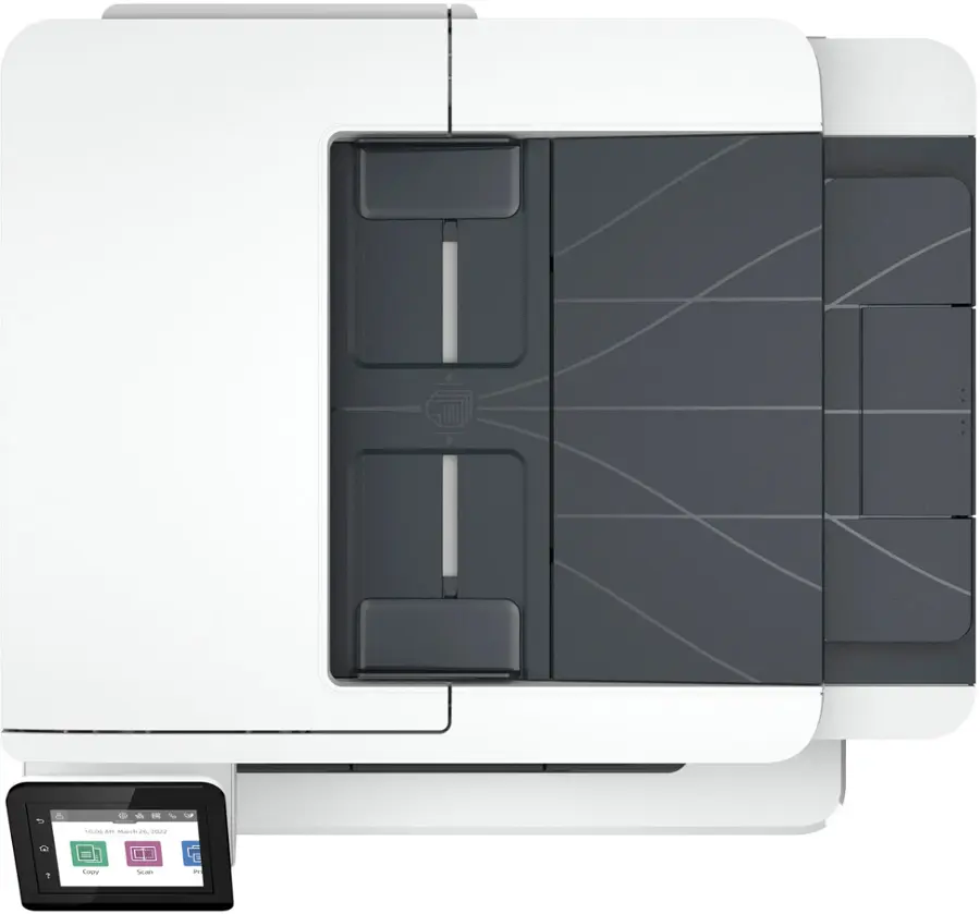 Alt View 16. HP - LaserJet Pro MFP 4101fdn Black-and-White All-in-One Laser Printer - White.