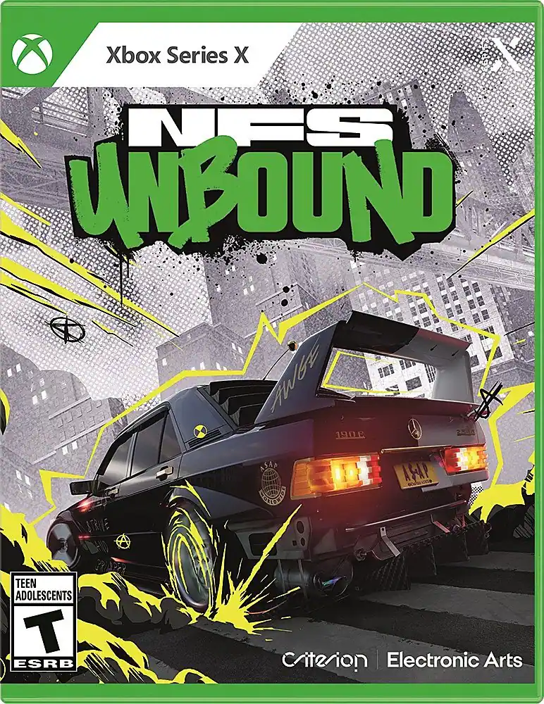 Front. Electronic Arts - NFS Unbound. - T (Teen 13+)