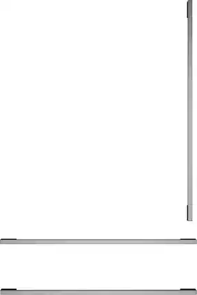 Front. Monogram - Minimalist Handle Kit for Select Monogram Bottom Freezer Refrigerators - Stainless Steel.