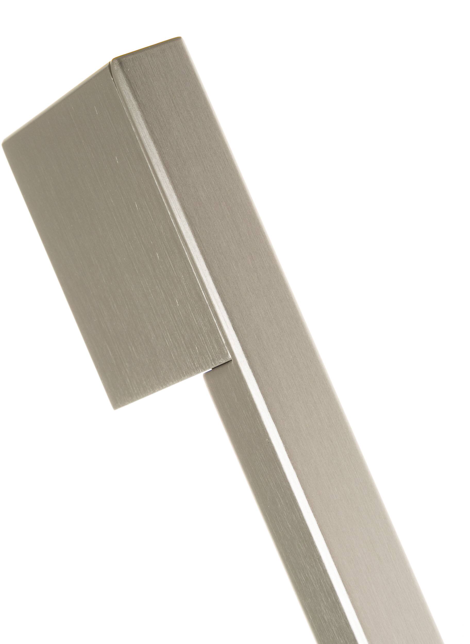 Angle. Monogram - Minimalist Handle Kit for Select Monogram French Door Refrigerators - Stainless Steel.