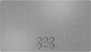 Monogram - 36" Built-In Induction Cooktop - Silver - Front_Zoom