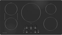 Monogram - 36" Built-In Electric Cooktop - Black Graphite - Front_Zoom