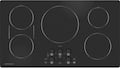 Monogram - 36 in. Wide 5 Element Built-In Induction Cooktop with Precision Temperature Control - Black Graphite