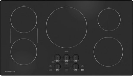 Monogram - 36" Built-In Electric Cooktop - Black Graphite