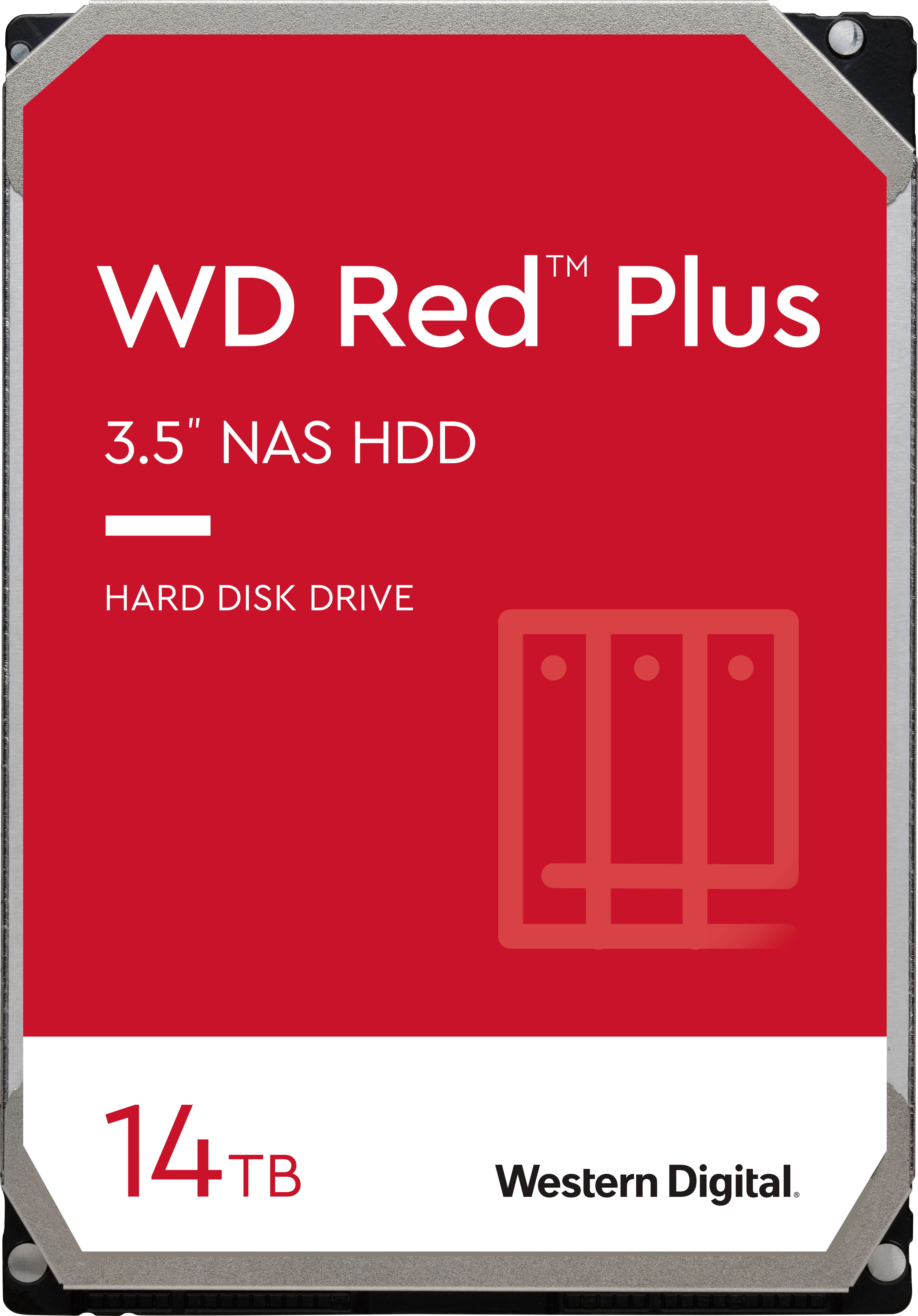 Reduktion agitation Bekendtgørelse WD Red Plus 14TB Internal SATA NAS Hard Drive for Desktops  WDBC9V0140HH1-WRSN - Best Buy