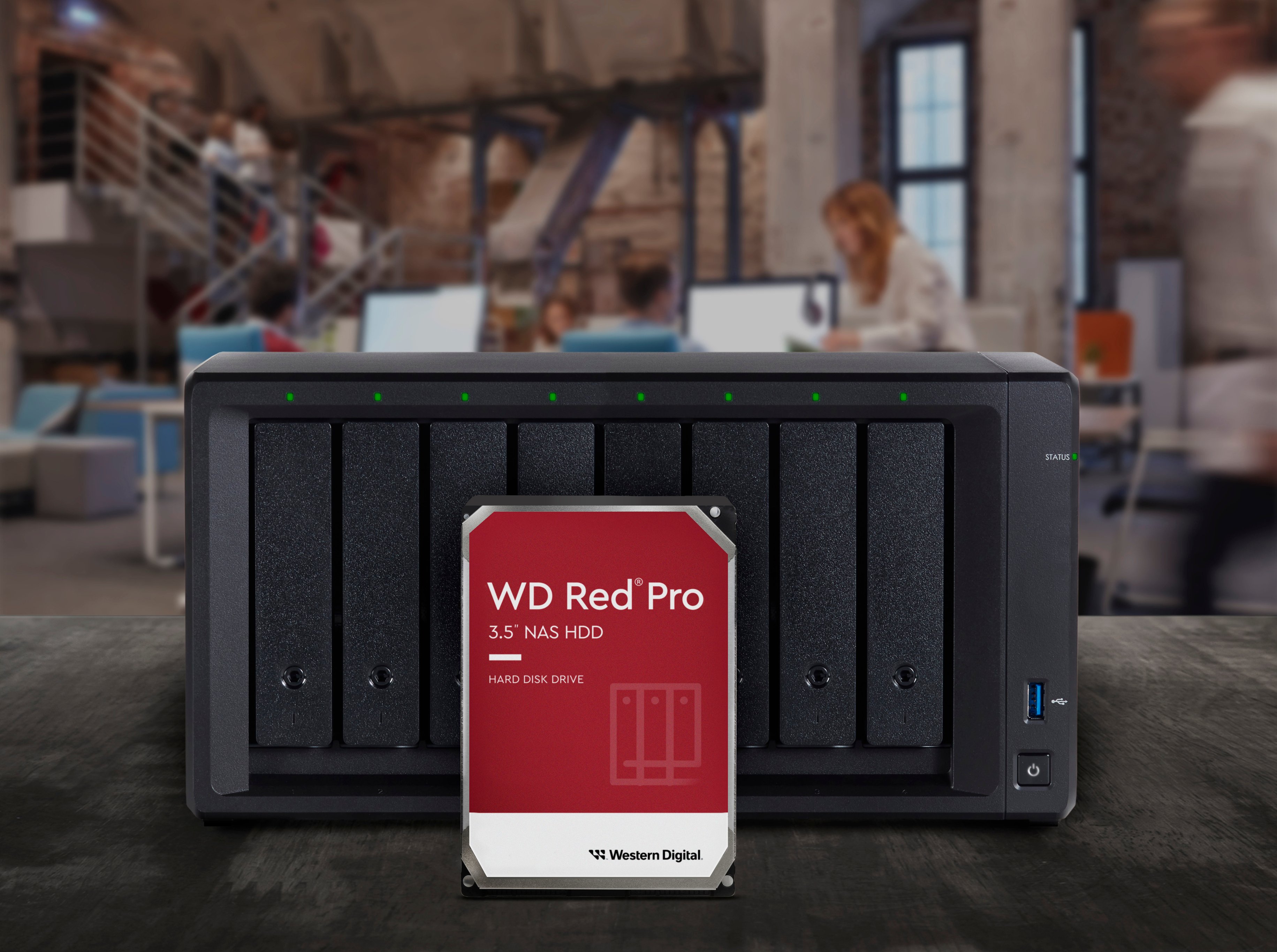 Disque dur interne 8.9 cm (3.5) Western Digital WD Red™ Pro 14 TB