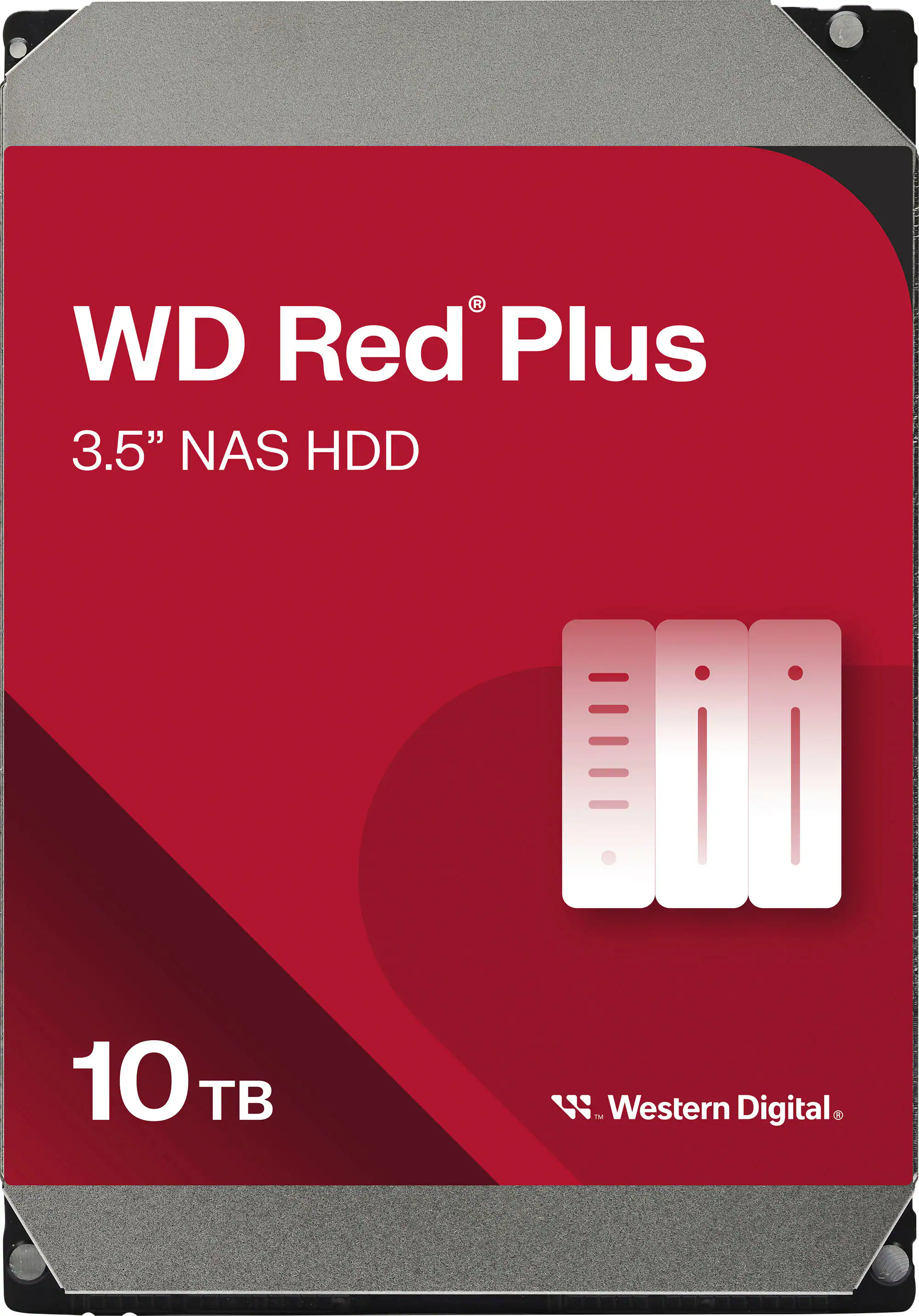 WD Red Plus 3.5" NAS HDD 10TB TB W - Western Digital