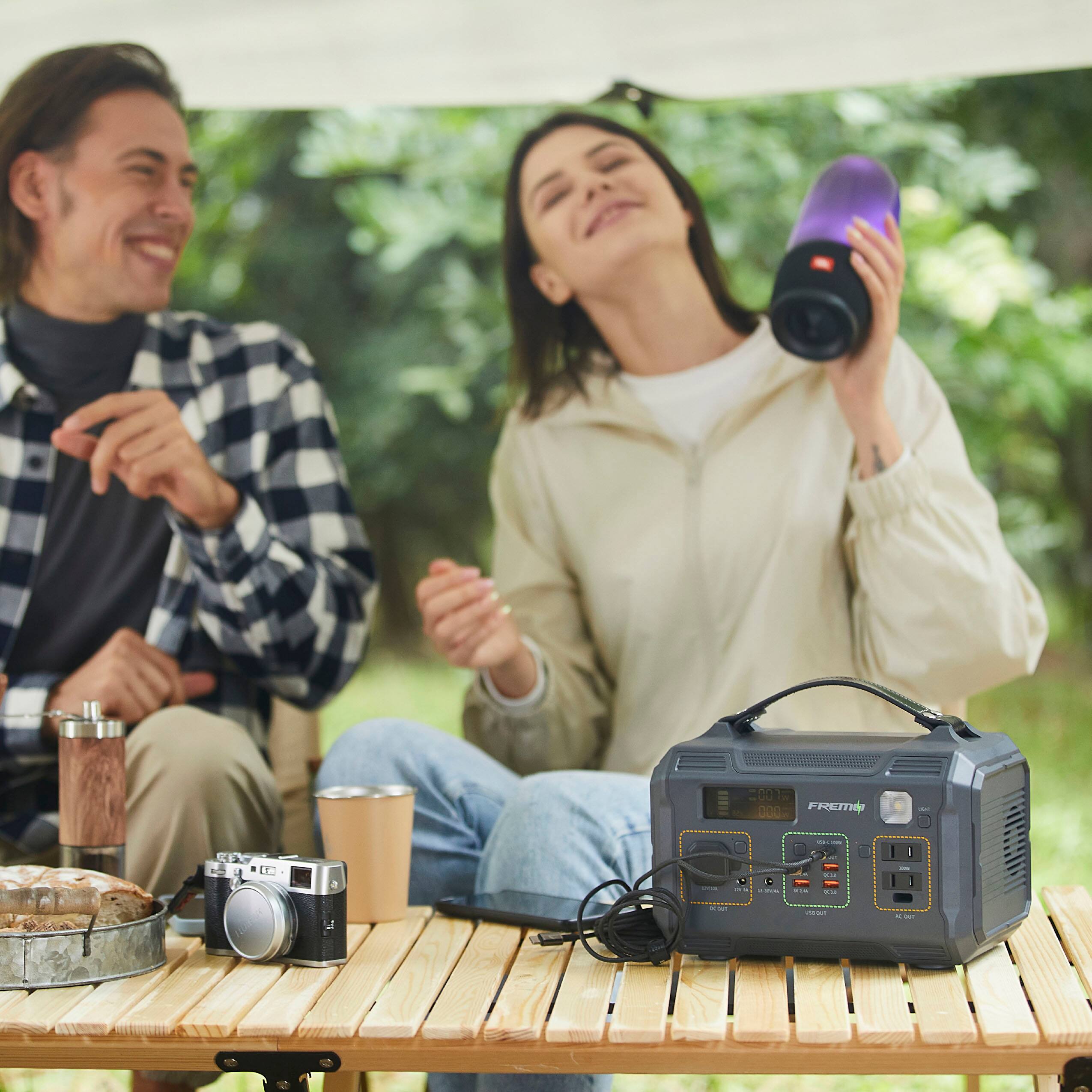Alt View 20. Fremo - X300 276 Watt Battery Powered Portable Generator - Grey.
