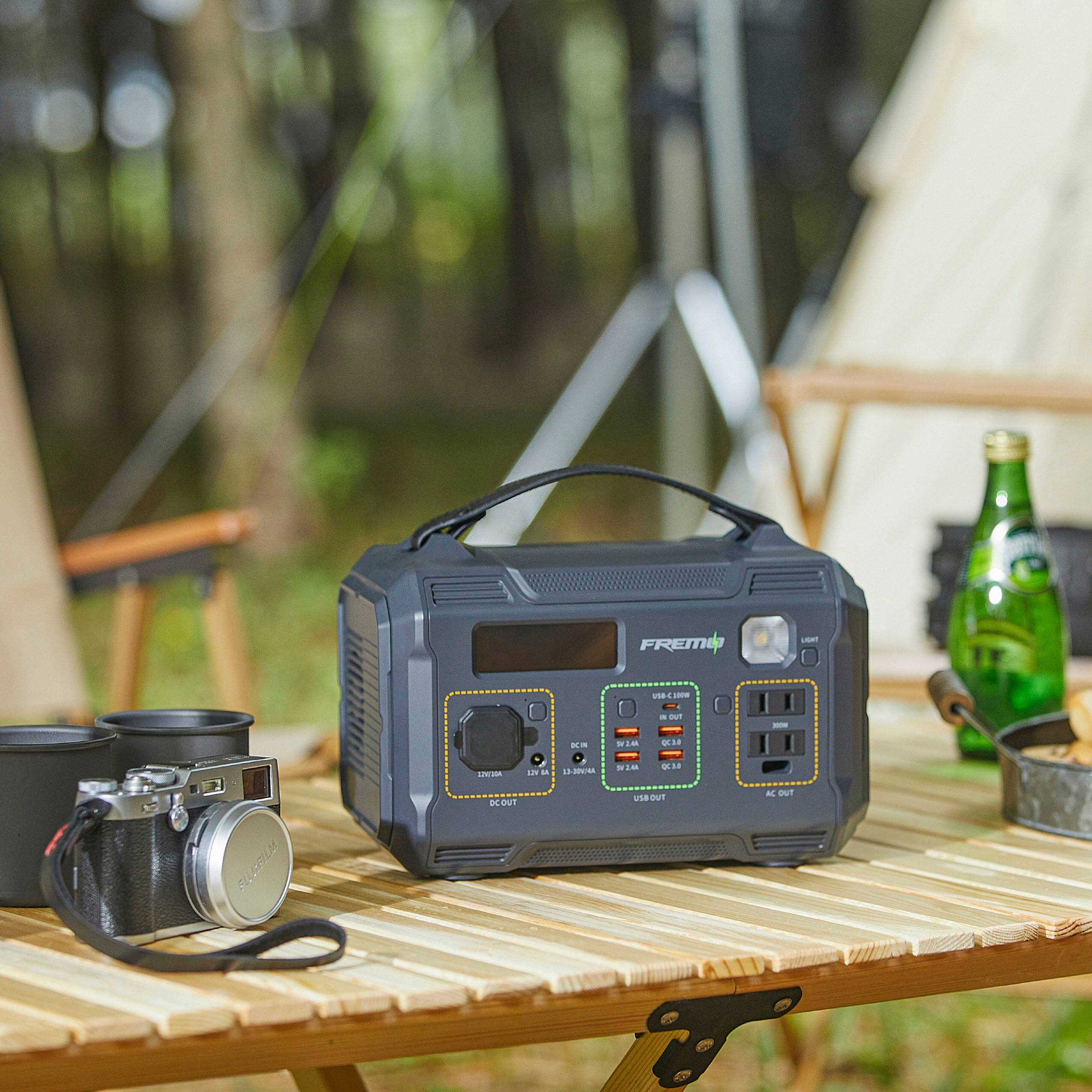 Alt View 24. Fremo - X300 276 Watt Battery Powered Portable Generator - Grey.